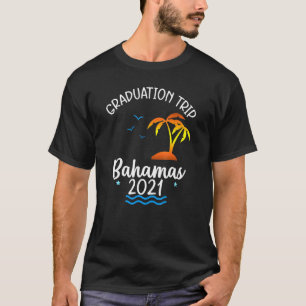 T-shirt Bahamas Graduation Voyage d'été vacances Mat de vo