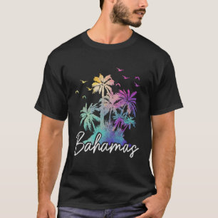 T-shirt Bahamas Nassau Beach Palm Trees Vacances