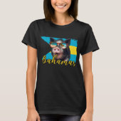 T-shirt Bahamas Pignoires - Exuma Pig Beach Adventure (Devant)