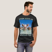 T-shirt Bahamas Pigs de natation Exuma (Devant entier)