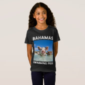 T-Shirt Bahamas Pigs de natation Exuma (Devant entier)