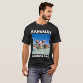 T-shirt Bahamas Pigs de natation Exuma (Devant entier)