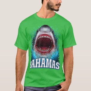 T-shirt Bahamas Vacances Great White Shark Beach Cruise Tr