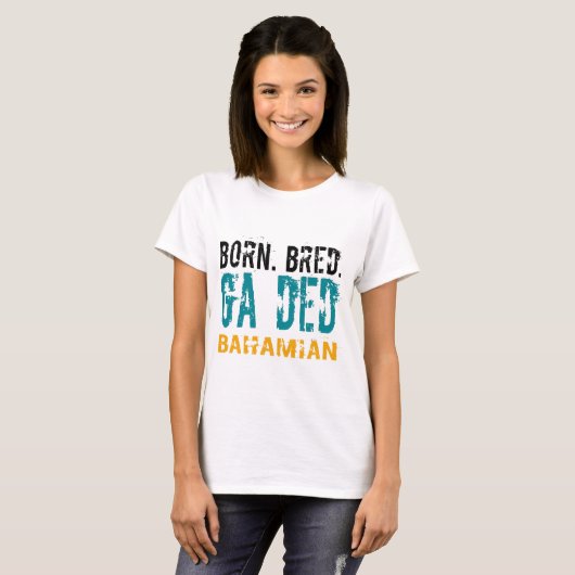 T-shirt BAHAMIEN MULTIPLIÉ de GA né DED (Devant entier)