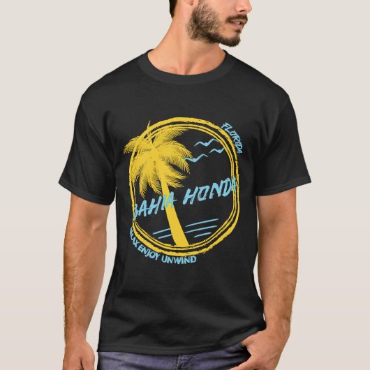 T-shirt Bahia Honda Spring Break Florida Vacances (Devant)