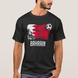 T-shirt Bahrain Flag Jersey Bahraini Soccer Team Bahraini