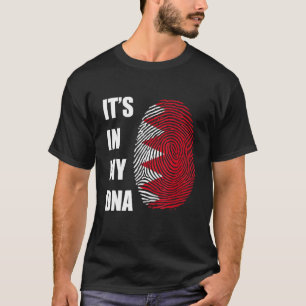 T-shirt Bahreïn est dans mon Adn c'est dans ma Dna Finge B
