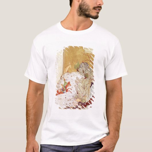 T-shirt Bahrum Gur massacrant le dragon (Devant)