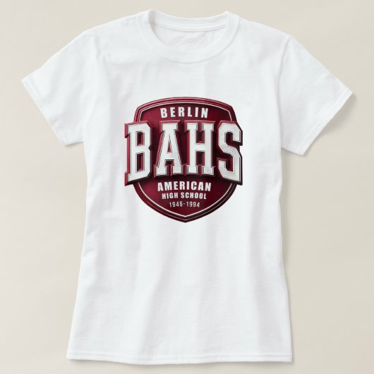 T-shirt BAHS - Lycée Américain de Berlin (Design devant)