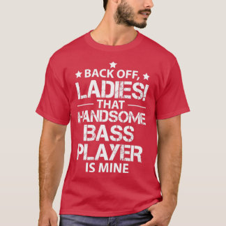 T-shirt Baid Girlfriend Cadeaux Lecteur de basse Femme Fil
