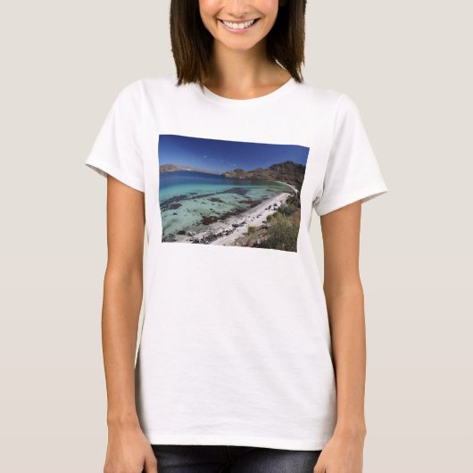 T-shirt Baie de conception de Baja (Devant)