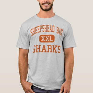 T-shirt Baie de Sheepshead - requins - haute - Brooklyn