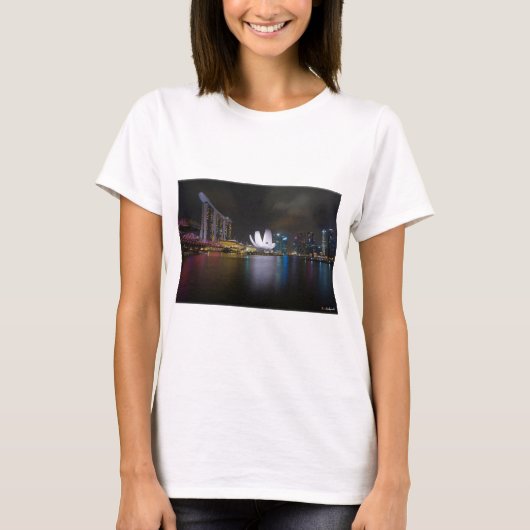 T-shirt Baie de Singapour-Marina (Devant)