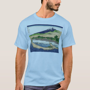 T-shirt Baie de Tago près d'Ejiri Tokaido par Katsushika