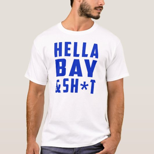 T-shirt Baie d'Hella (bleue) (Devant)