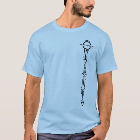 T-shirt baie d'hiver pour des types (Devant)