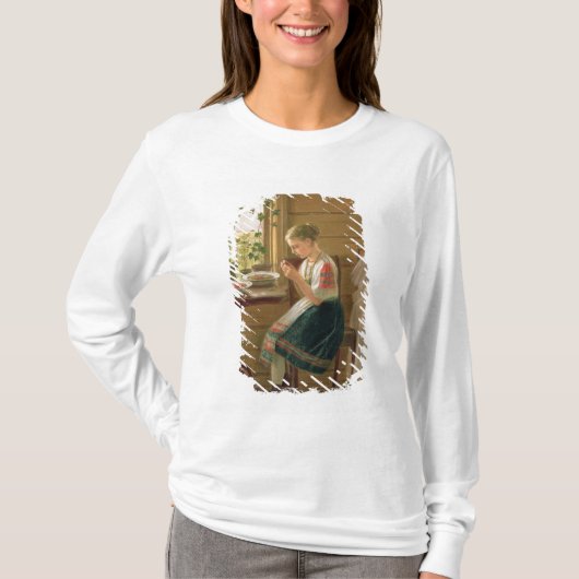 T-shirt Baies d'épluchage de fille, 1880 (Devant)