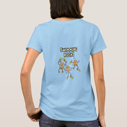 T-shirt Baignade rochers (Dos)