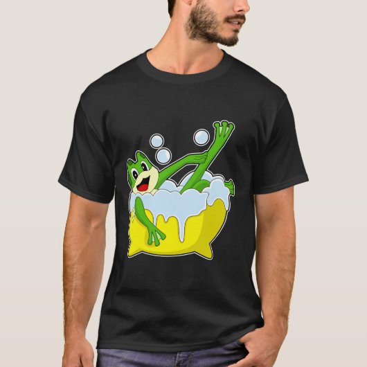 T-shirt Baignoire de grenouille (Devant)