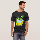 T-shirt Baignoire de grenouille (Devant entier)