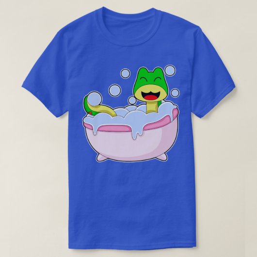 T-shirt Baignoire de serpent (Design devant)