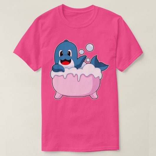 T-shirt Baignoire Dolphin (Design devant)