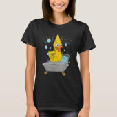 T-shirt Baignoire Duckie Bain Toy Ducky Ducky Rubber Duc (Devant)