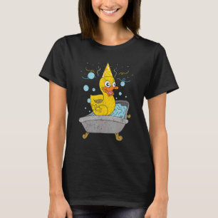 T-shirt Baignoire Duckie Bain Toy Ducky Ducky Rubber Duc
