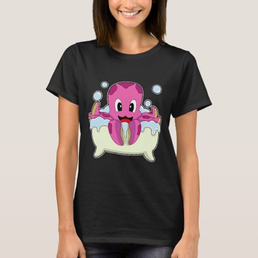 T-shirt Baignoire Octopus (Devant)
