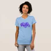 T-shirt Bailey en violet (Devant entier)