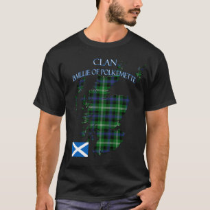 T-shirt Baillie de Polkemette Scottish Tartan Scotland