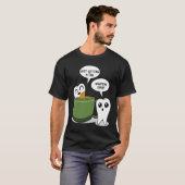 T-shirt Bain de bouche à base de café pour dentiste Aide d (Devant entier)