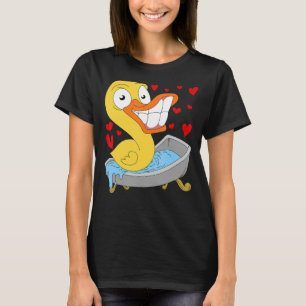 T-shirt Bain de canard en caoutchouc Jouet Duckie Canard e