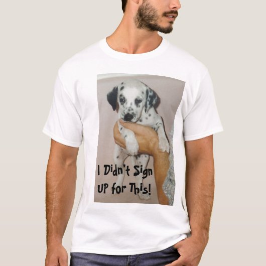 T-shirt bain de chiot de kiko, je ne me suis pas inscrit (Devant)