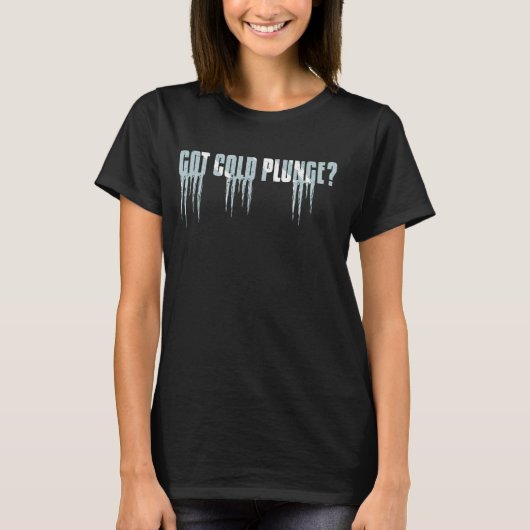 T-shirt Bain De Glace À Plongée Froide (Devant)