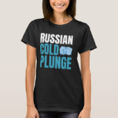 T-shirt Bain de glace russe Plongée froide 1 (Devant)