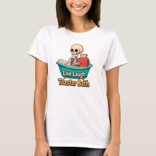 T-shirt Bain de grille-pain, Rire en direct