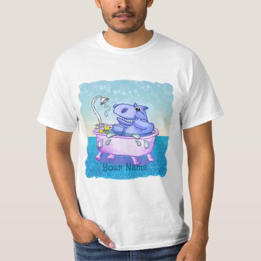 T-shirt Bain d'Hippo Heureux (Devant)