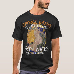 T-shirt Bains à l'éponge FW HG SL Eau sale Femmes Histoire