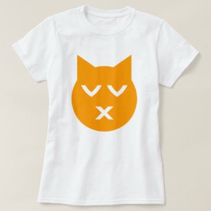 T-shirt Baiser avec les yeux fermés Emoji Chat