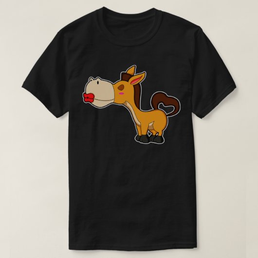 T-shirt Baiser de cheval (Design devant)