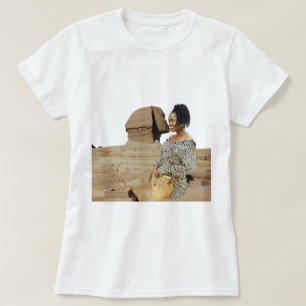 T-shirt Baiser de la bouche du Sphinx Photo drôle Humour P