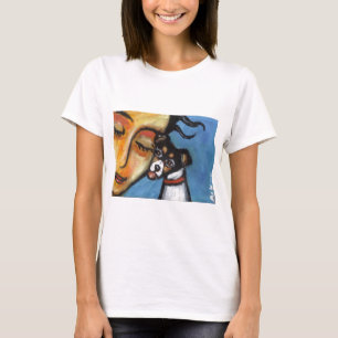 T-shirt Baiser de Rat terrier