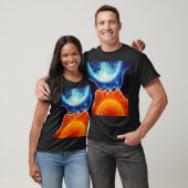 T-shirt Baiser de soleil et de lune (Unisexe)