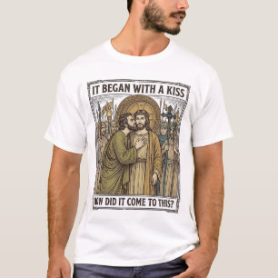 T-shirt Baiser de trahison biblique vintage