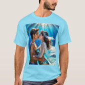 T-shirt Baiser des amants sous-marins (Devant)