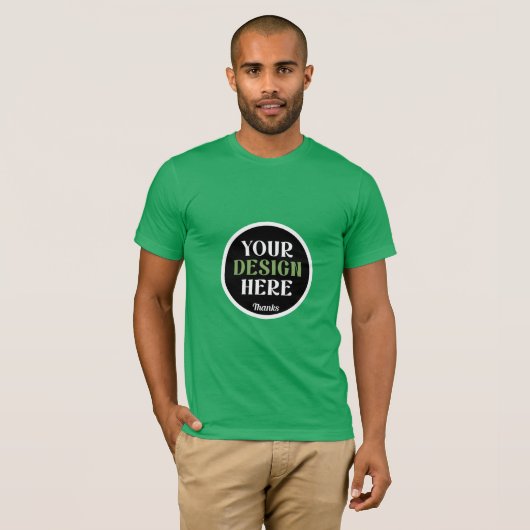 T-shirt baiser personnalisé, unique, élégant et minimalist (Devant entier)