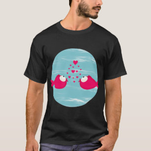 T-shirt Baiser poisson