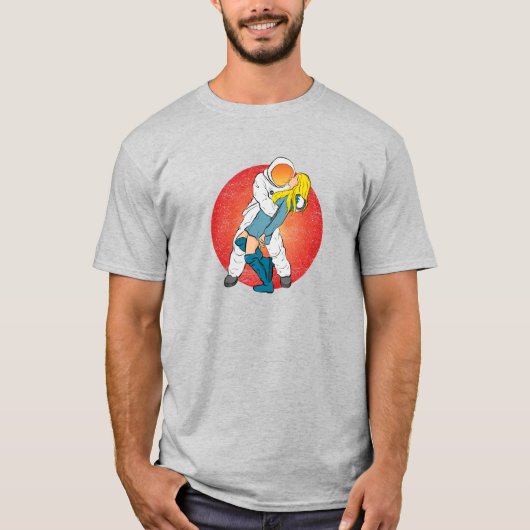 T-shirt Baiser rétro (Devant)