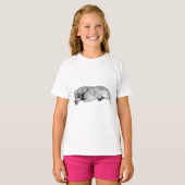 T-shirt Baiser rouge, repos facile (Devant entier)